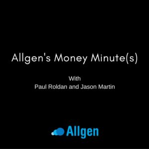 Money Minute, Allgen Financial, Allgen's Money Minute, old 401k