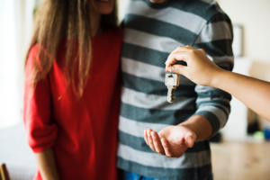 couple with house