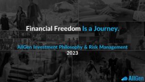 AllGen's logo with "Financial Freedom is a Journey"